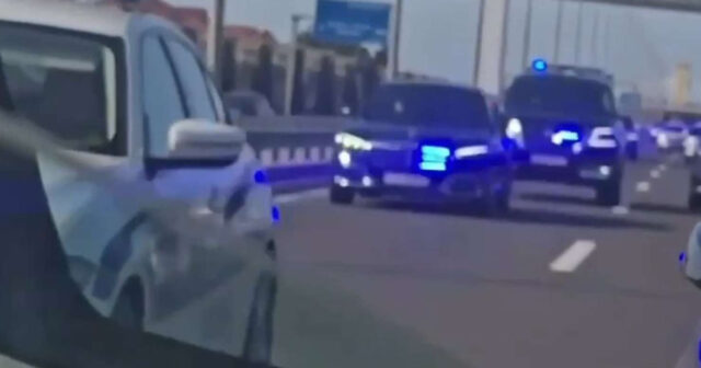 Adı biznes və tikinti imperiyası ilə hallanan Baş nazirin korteji – VİDEO