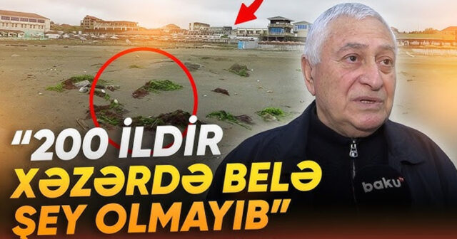 Sahildə ev tikənlərə XƏBƏRDARLIQ – VİDEO