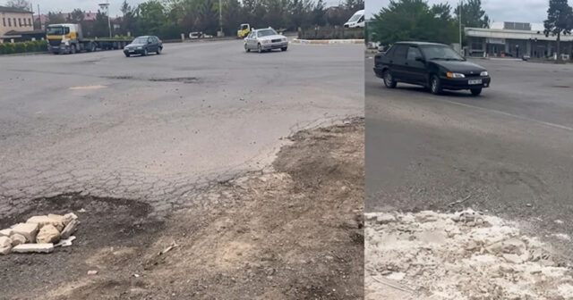 Şirvanda “Salyan dairəsi” sürücülərin KABUSUNA ÇEVRİLİB – FOTO