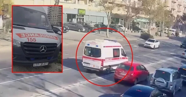 Həmin təcili yardım maşınının sürücüsü – Həbs edildi – VİDEO
