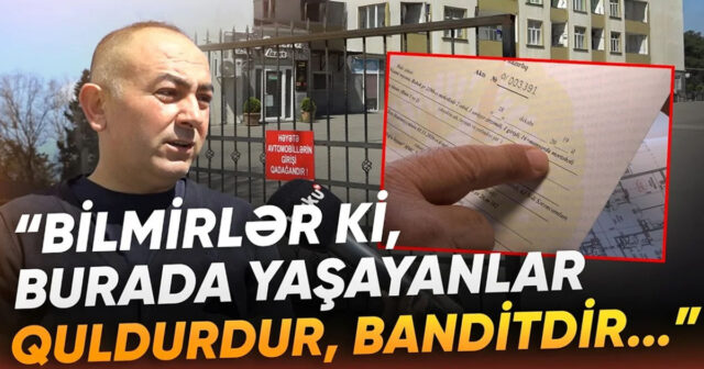 Sakinlər mənzillərinə çıxarış ala bilmirlər: Problem niyə olunmur? – VİDEO