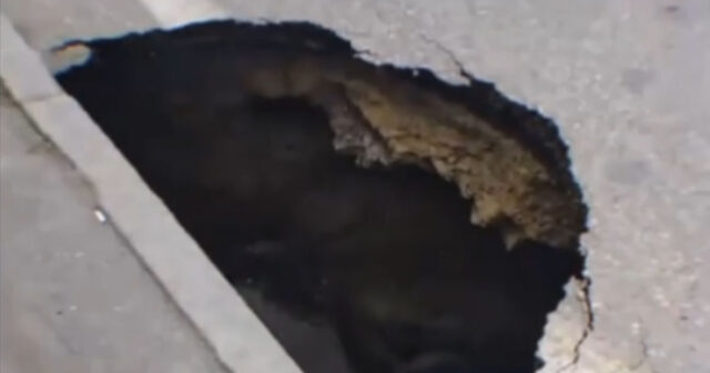 Bakıda yol çökdü – VİDEO