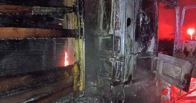 Türkiyədə Azərbaycan nömrəli yük avtomobili kül oldu – FOTO