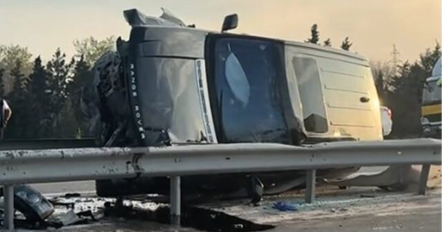 Bakı-Qazax magistralında “Range Rover” aşdı – VİDEO