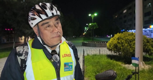 Özbəkistandan Məkkəyə velosipedlə gedir – VİDEO