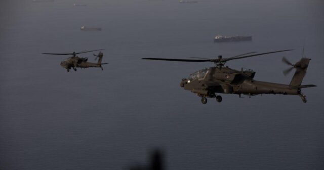 ABŞ helikopterləri HAVAYA QALDIRDI: Hörmüzdə GƏRGİNLİK ARTIR