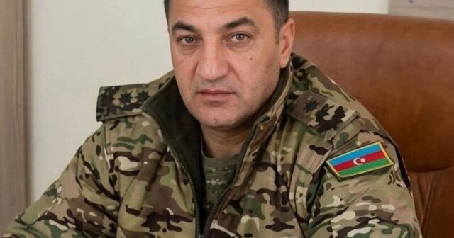 Azərbaycan Ordusunun ehtiyatda olan polkovnik-leytenantı vəfat etdi