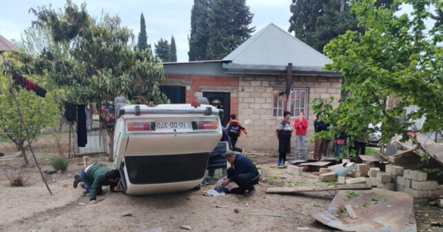 Tovuzda avtomobil azyaşlını vurub, daha sonra aşıb – FOTO