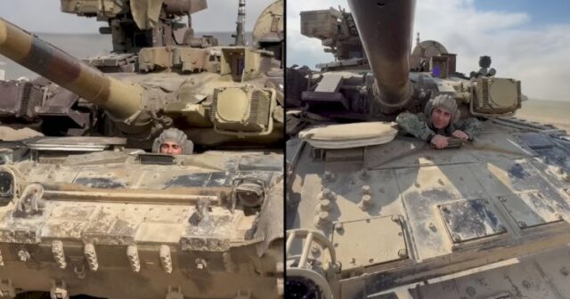 Rafael İskəndərovdan gözlənilməz addım: Tank sürdü – VİDEO